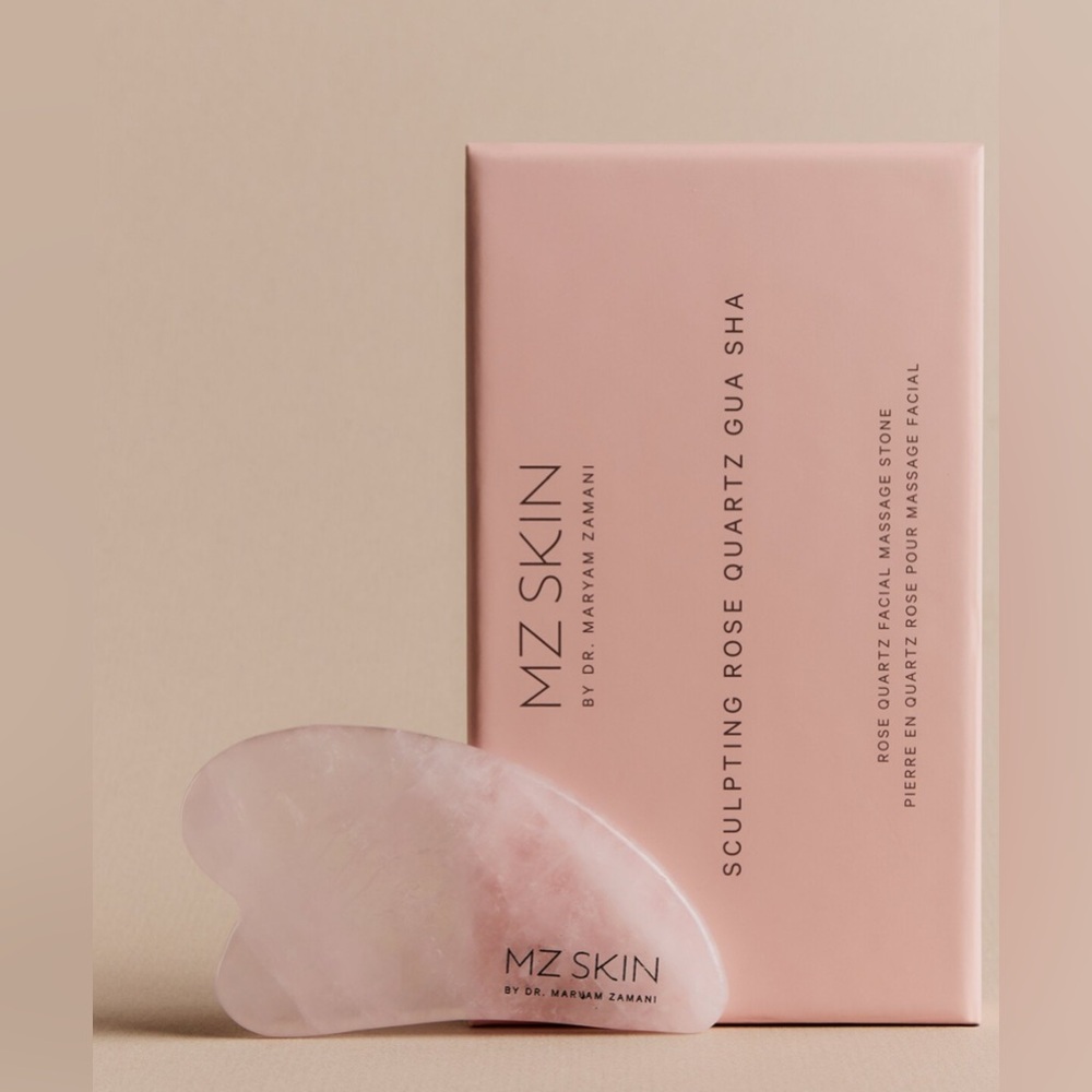MZ Skin Rose Quartz Gua Sha by Dr Maryam Zamari